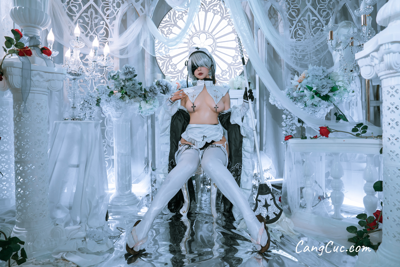 Coser@云溪溪 (Yunx1x1) & 奶桃 – 2B本 YoRHa No.2 Type B 上 ảnh 69
